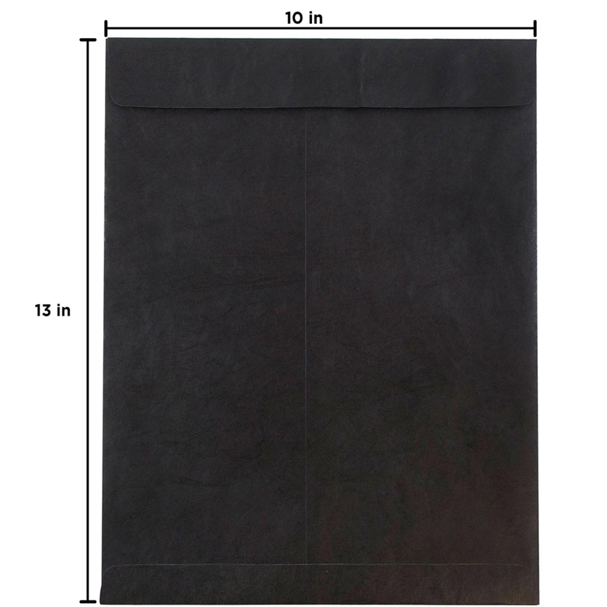 JAM Paper 10" x 13" Tyvek Tear-Proof Open End Catalog Envelopes
